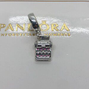 🌞📖Pandora Typewriter Dangle Charm